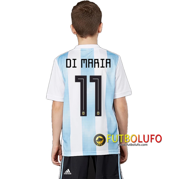 Primera Camiseta de Argentina Niños (Di Maria 11) 2018/2019