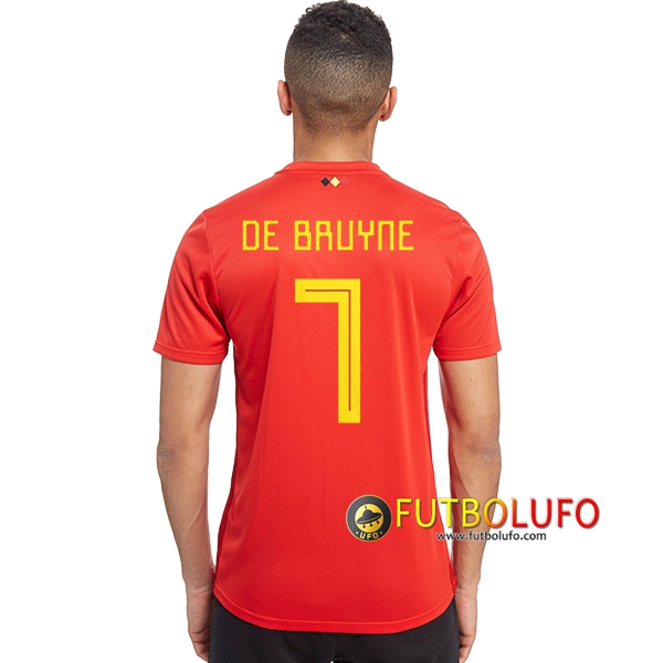 Primera Camiseta de Bélgica (DE BRUYNE 7) 2018/2019