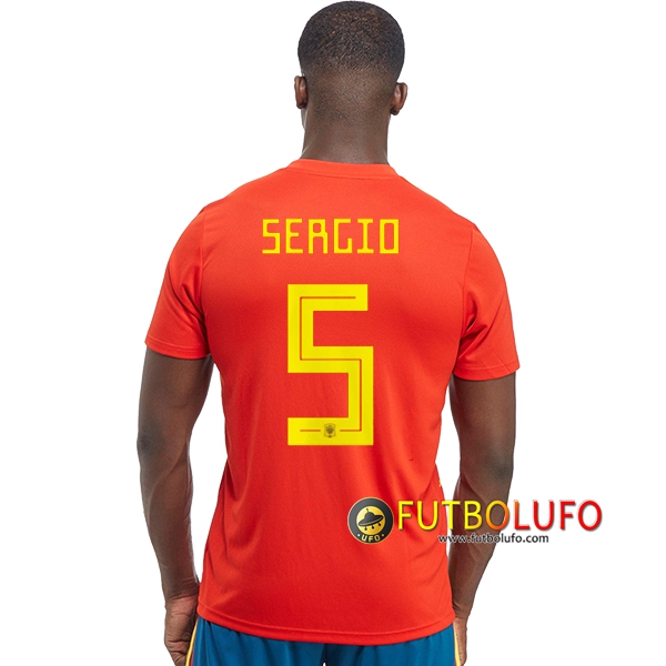 Primera Camiseta de España (Sergio 5) 2018/2019