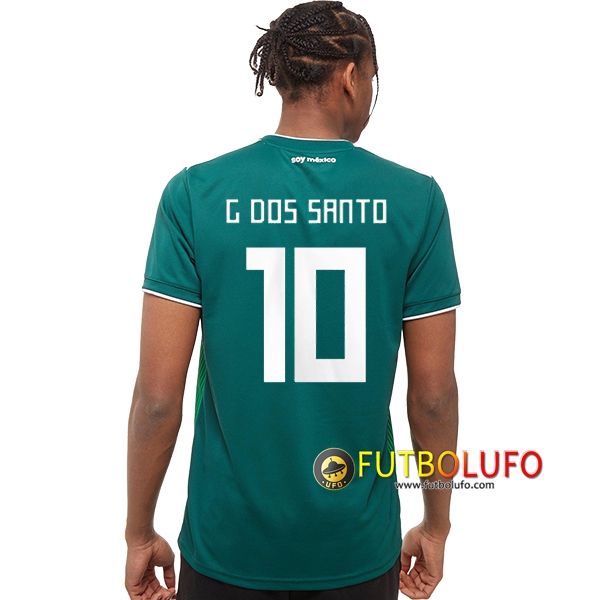 Primera Camiseta de México (G. dos Santos 10) 2018/2019
