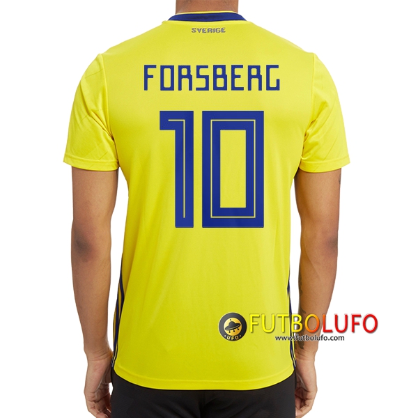 Primera Camiseta de Suecia (FORSBERG 10) 2018/2019