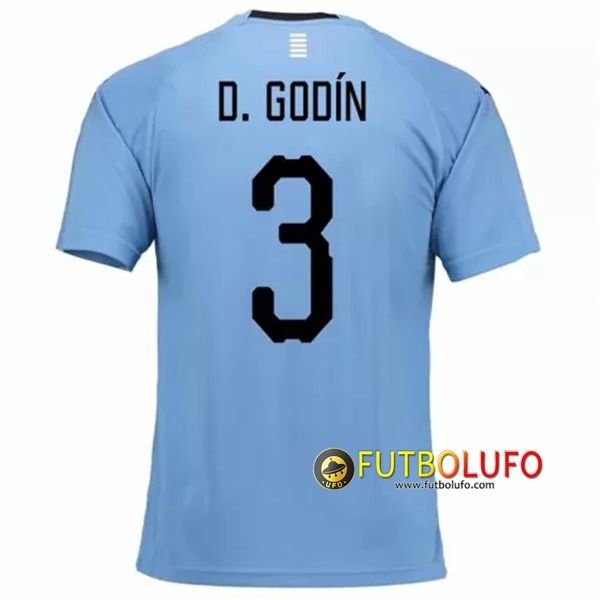 Primera Camiseta de Uruguay (D.Godin 3) 2018/2019