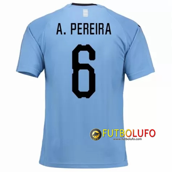 Primera Camiseta de Uruguay (A.Pereira 6) 2018/2019
