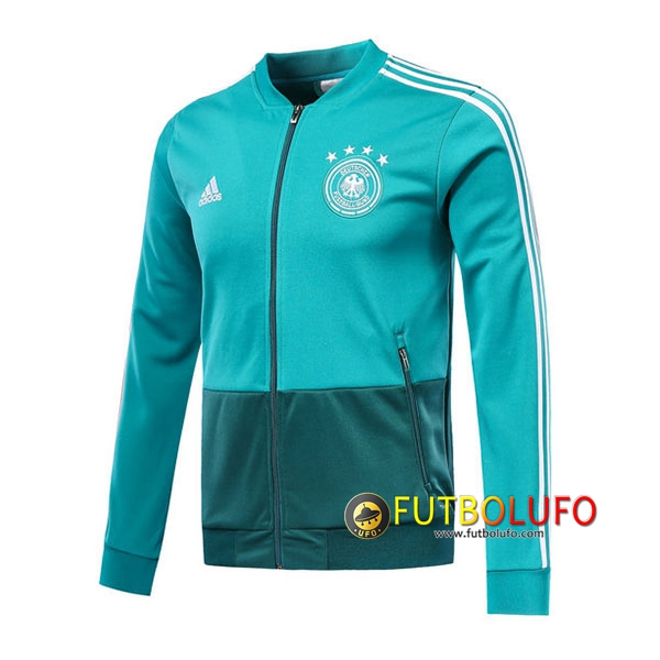 Chaqueta Futbol Alemania Verde Cuello redondo 2017/2018