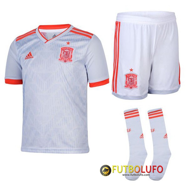 Segunda Camiseta de España Niños 2018 2019