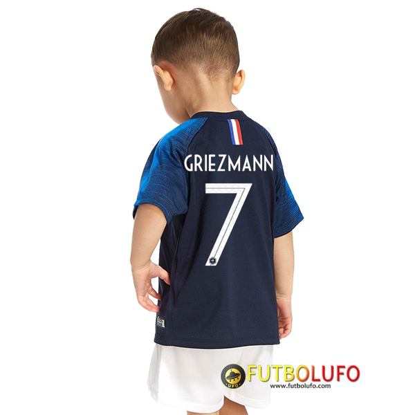 Primera Camiseta de Francia Niños (Griezmann 7) 2018 2019