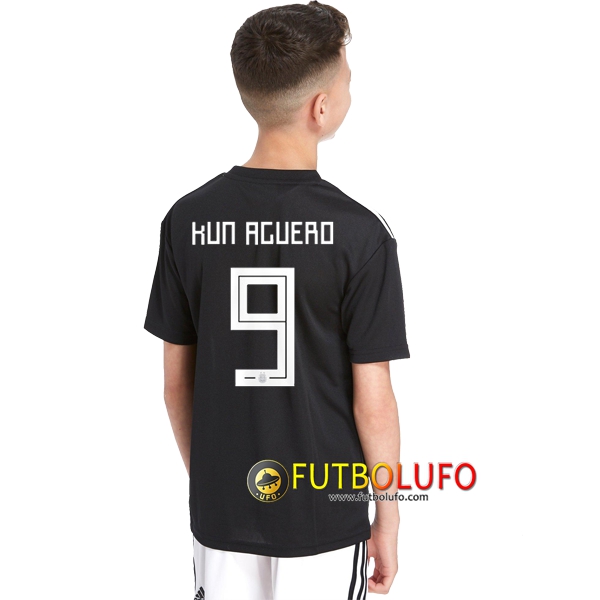 Segunda Camiseta de Argentina Niños (KUN AGUERO 9) 2018/2019