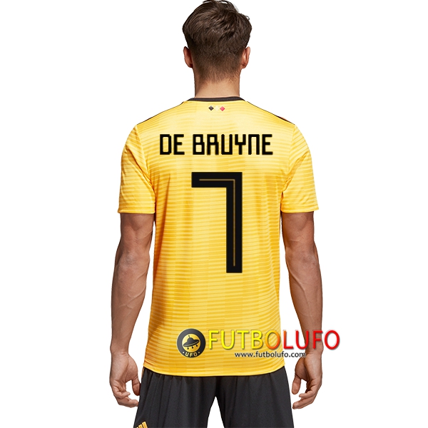Segunda Camiseta de Bélgica (DE BRUYNE 7) 2018/2019