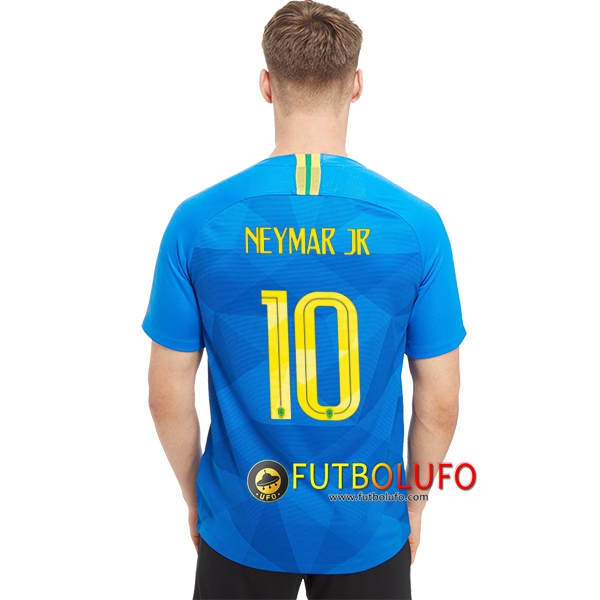 Segunda Camiseta de Brasil (Neymar Jr 10) 2018/2019