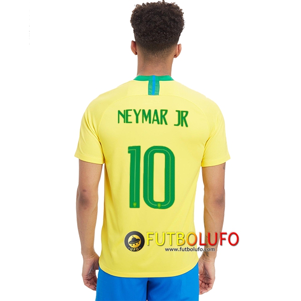 Nueva Camiseta de Brasil (Neymar Jr 10) 1 Equipacion 2018 2019 Tailandia