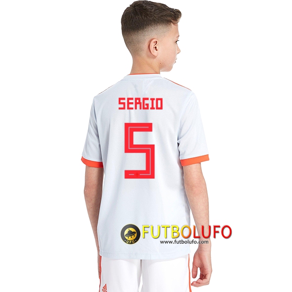 Segunda Camiseta de España Niños (Sergio 5) 2018/2019
