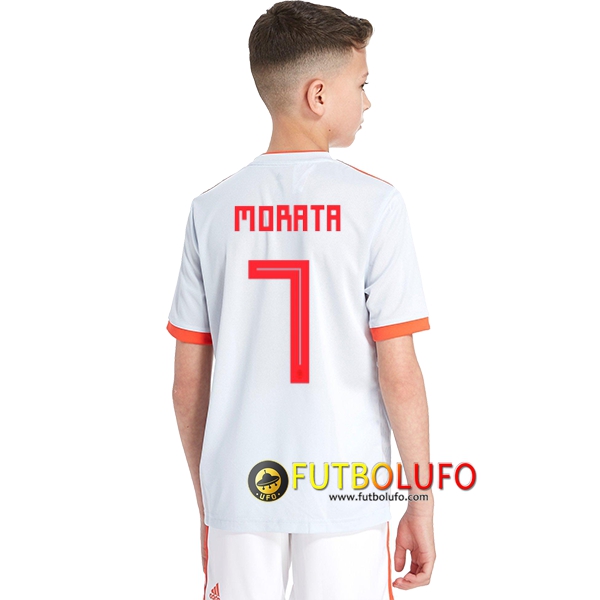 Segunda Camiseta de España Niños (MORATA 7) 2018/2019