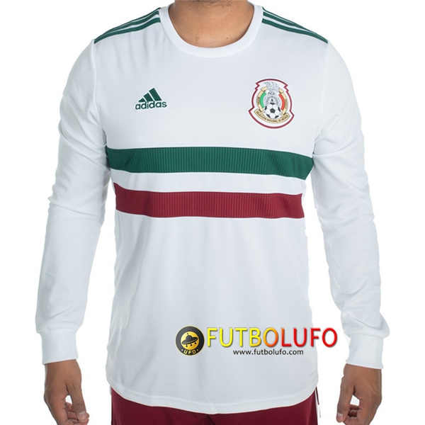 Segunda Camiseta de Equipo México Manga Larga 2018/2019