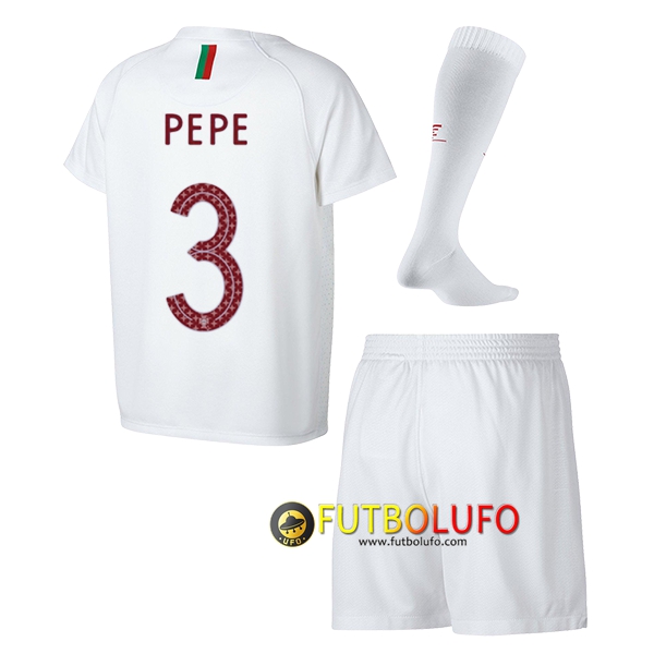 Segunda Camiseta de Portugal Niños (PEPE 3) 2018/2019