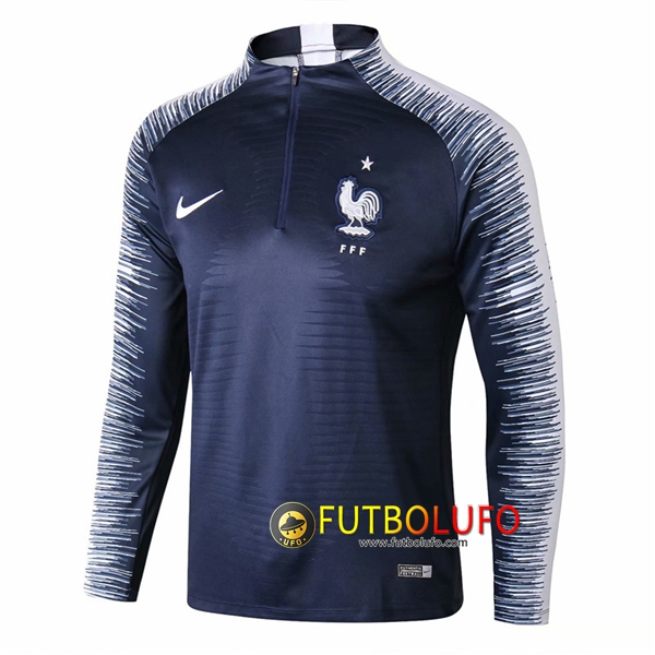 Sudadera de entrenamiento Francia Strike Drill Azul marino 2018/2019