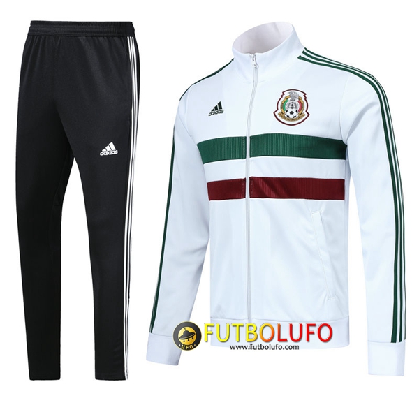 Chandal del México Blanco 2018/2019 Chaqueta + Pantalones