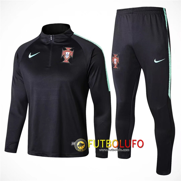 Chandal del Portugal Negro 2018/2019 Sudadera + Pantalones