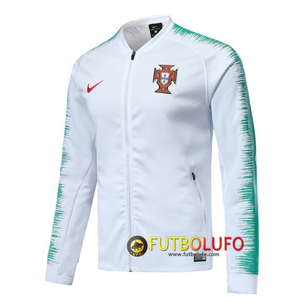 Chaqueta Futbol Portugal Blanco 2018/2019
