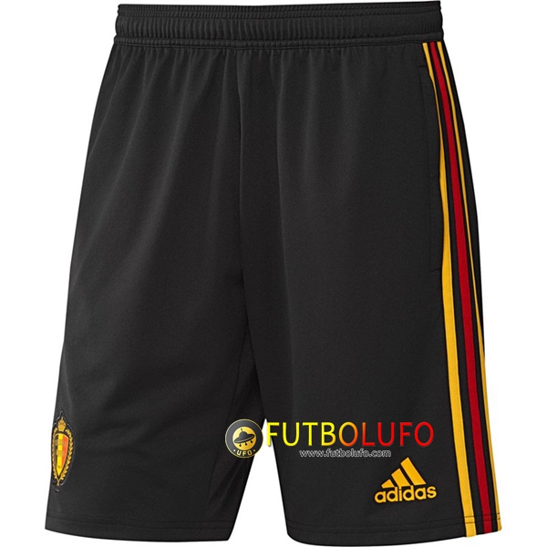 Pantalones Cortos de Bélgica Negro 2018/2019 Segunda