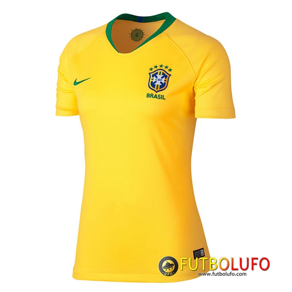 Primera Camiseta de Brasil Mujer 2018/2019