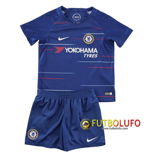 Primera Camiseta FC Chelsea Niños 2018/2019 + Pantalones Cortos