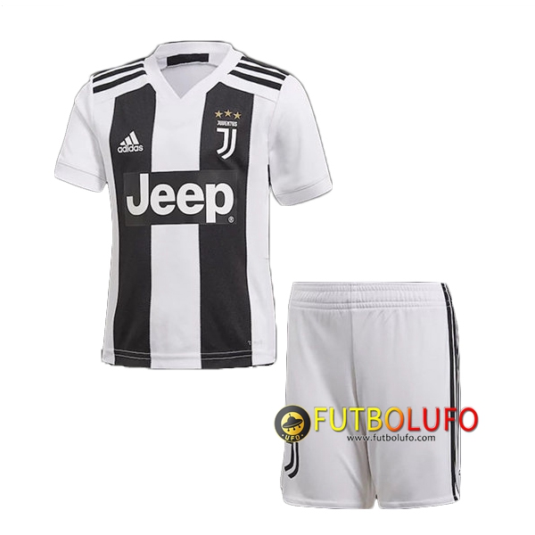 Primera Camiseta Juventus Niños 2018/2019 + Pantalones Cortos