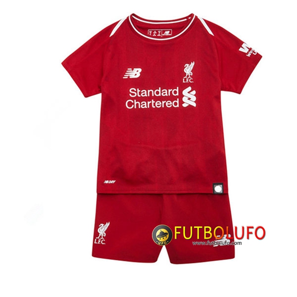 Primera Camiseta FC Liverpool Niños 2018/2019 + Pantalones Cortos
