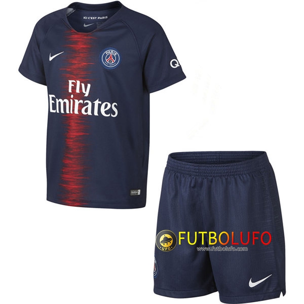 Primera Camiseta PSG Niños 2018/2019 + Pantalones Cortos