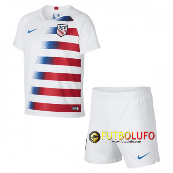 Primera Camiseta Estados Unidos Niños 2018/2019 + Pantalones Cortos