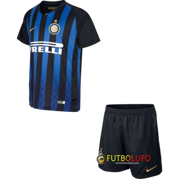 Primera Camiseta del Inter Milan Niños 2018/2019 + Pantalones Cortos