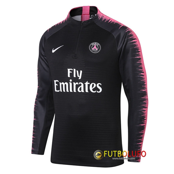 Sudadera de entrenamiento PSG Negro/Rose 2018/2019