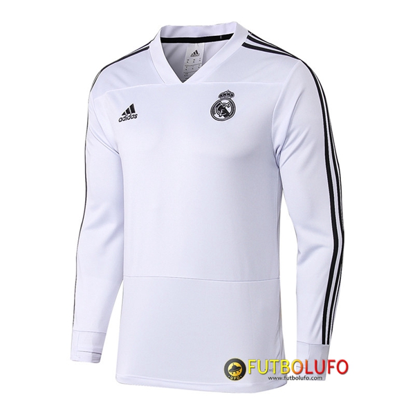 Sudadera de entrenamiento Real Madrid Blanco 2018/2019