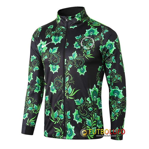 Chaqueta Futbol Nigeria Verde/Negro 2018/2019