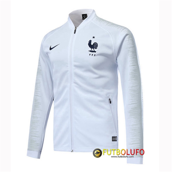 Chaqueta Futbol Francia Blanco 2018/2019