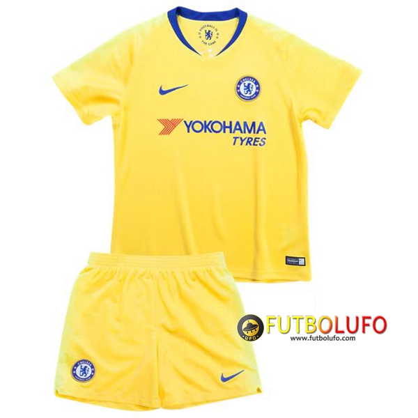 Segunda Camiseta del FC Chelsea Niños 2018/2019 + Pantalones Cortos