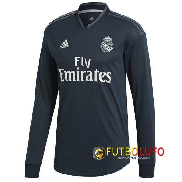 Segunda Camiseta del Real Madrid Manga Larga 2018/2019
