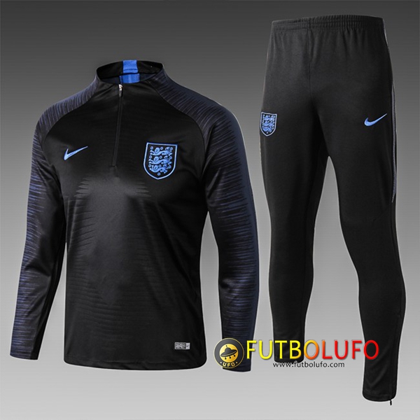 Chandal del Inglaterra Niños Negro Strike Drill 2018/2019 Sudadera + Pantalones