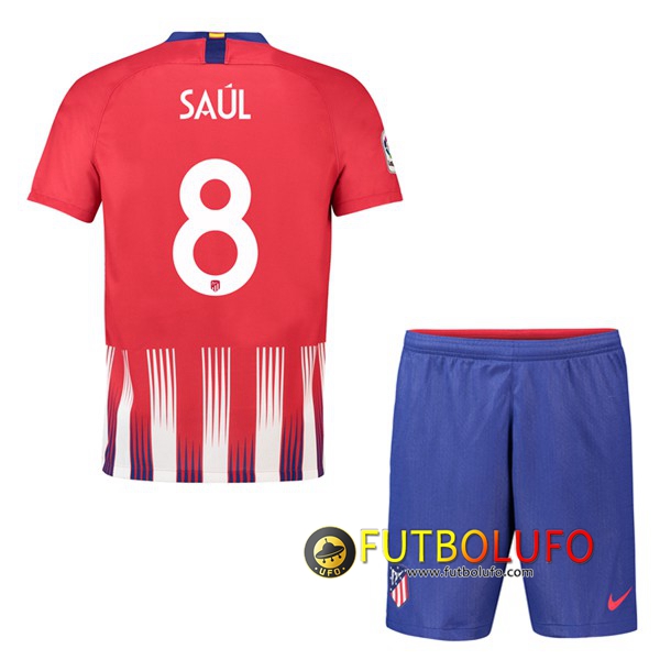Camiseta de fútbol Atlético Madrid Niño 1ª equipación 2018/2019