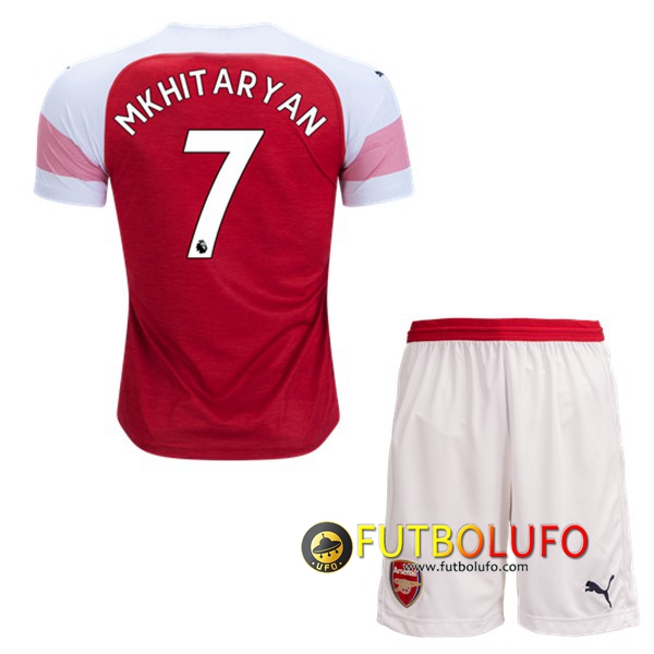 Primera Camiseta Arsenal (MKHITARYAN 7) Niños 2018/2019 + Pantalones Cortos