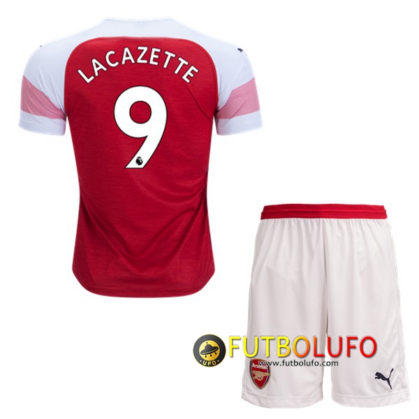 Primera Camiseta Arsenal (LACAZETTE 9) Niños 2018/2019 + Pantalones Cortos