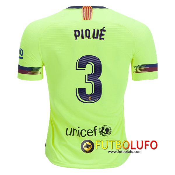 Segunda Camiseta del FC Barcelona (3 PIQUE) 2018/2019