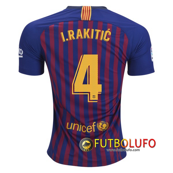 Primera Camiseta del FC Barcelona (4 I.RAKITIC) 2018/2019