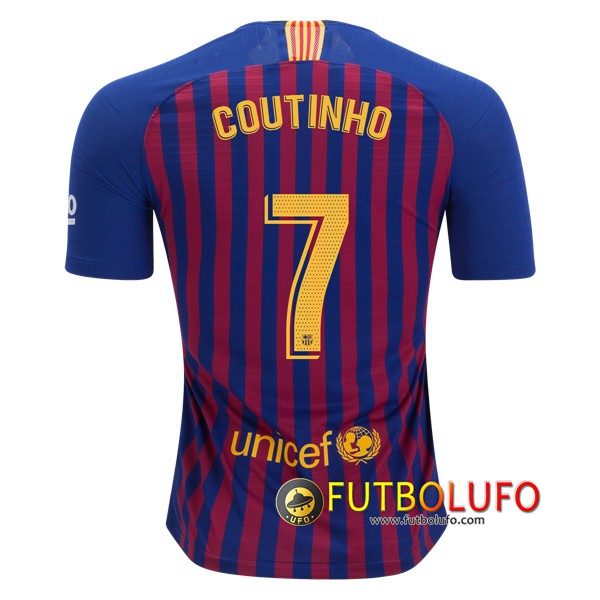 Primera Camiseta del FC Barcelona (7 Coutinho) 2018/2019