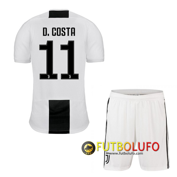 Primera Camiseta Juventus (D.COSTA 11) Niños 2018/2019 + Pantalones Cortos