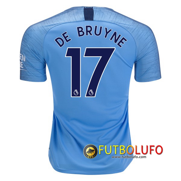 Primera Camiseta del Manchester City (17 DE BRUYNE) 2018/2019