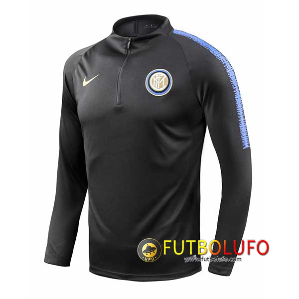 Sudadera de entrenamiento Inter Milan Negro/Azul 2018/2019