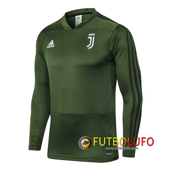 Sudadera de entrenamiento Juventus ejercito verde 2018/2019