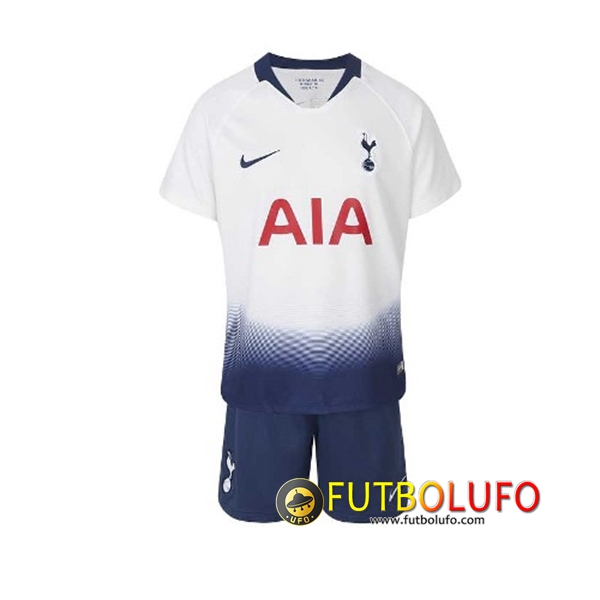 Primera Camiseta Tottenham Hotspur Niños 2018/2019 + Pantalones Cortos