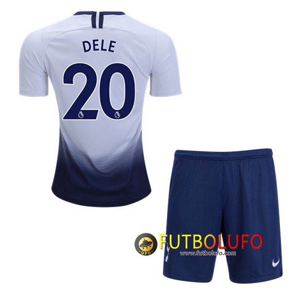 Primera Camiseta Tottenham Hotspur (DELE 20) Niños 2018/2019 + Pantalones Cortos