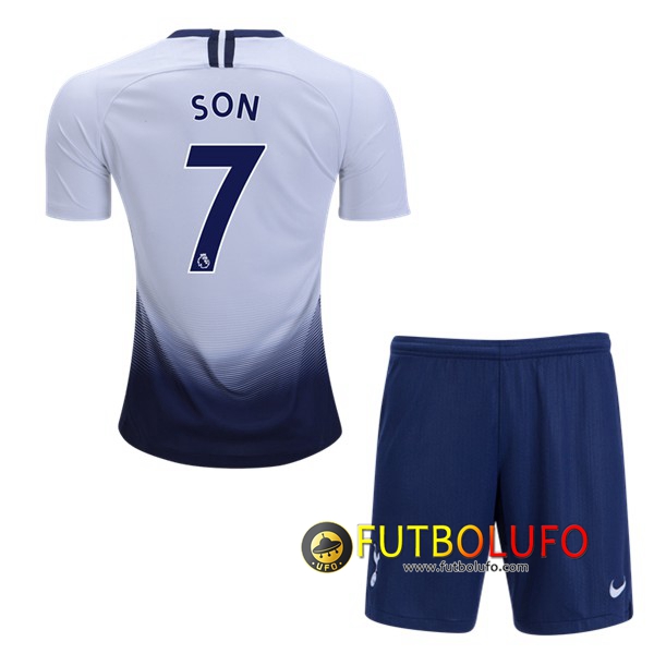 Primera Camiseta Tottenham Hotspur (SON 7) Niños 2018/2019 + Pantalones Cortos